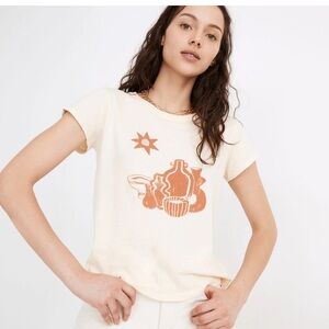 Madewell Elan Byrd Vessel graphic vintage shirt tee size large